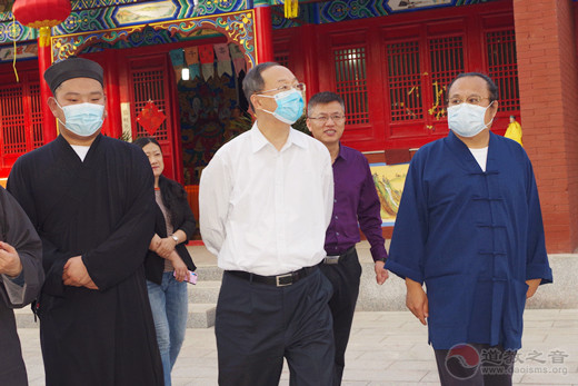 山西省委统战部副部长刘国庆莅临南寒真武庙调研指导-道音文化