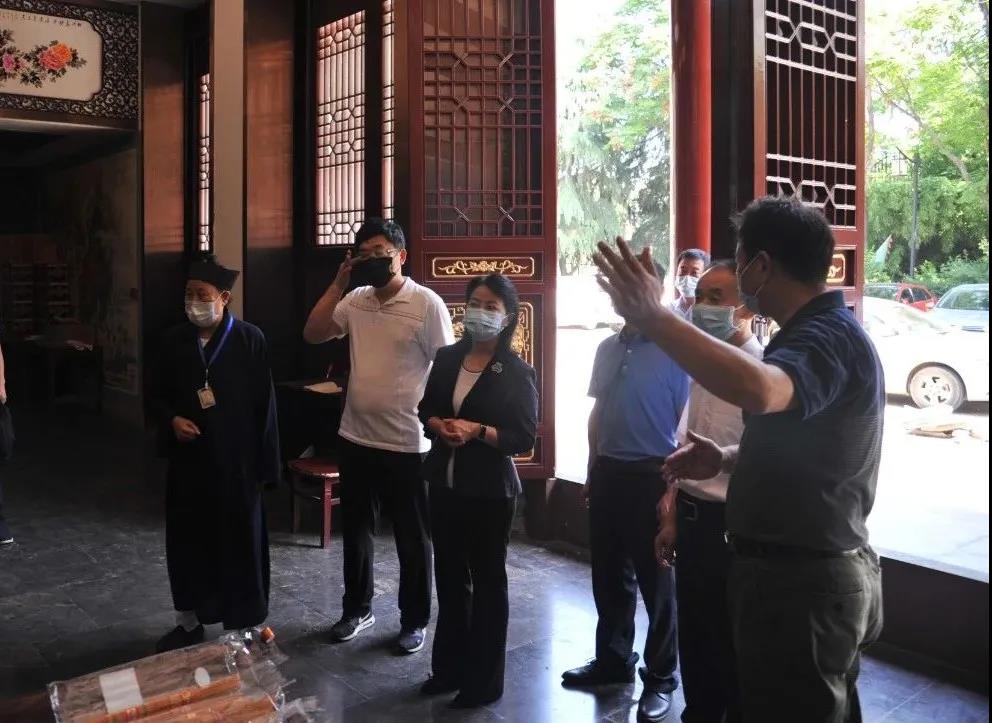 武汉市委常委、统战部部长杨玲一行到武汉长春观调研-道音文化