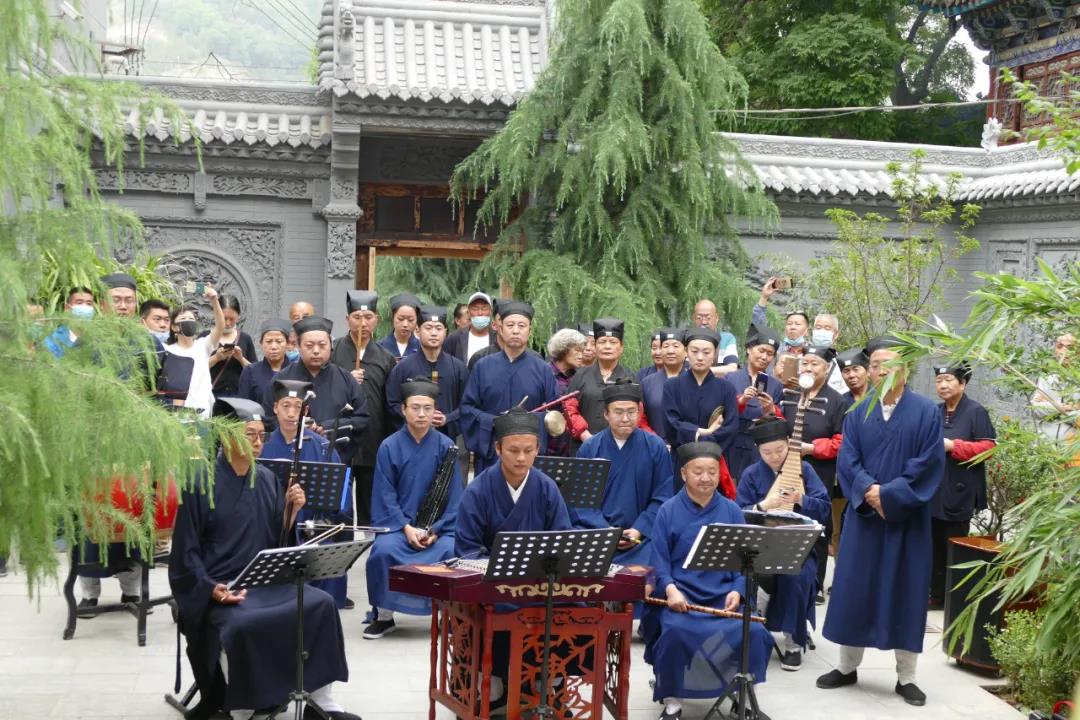 兰州白云观举行经乐团、武术研究中心及书画院成立揭牌仪式-道音文化