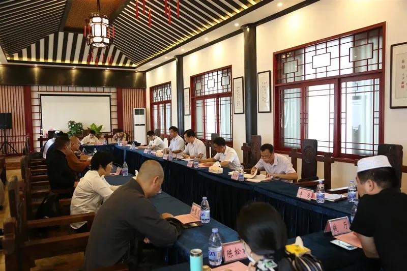 湖南省岳阳市委常委、统战部长胡建新走访调研市五大宗教团体-道音文化