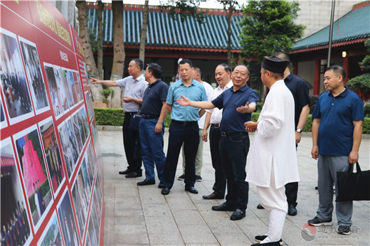 湖南省民宗委副主任刘鸿伏视察邵阳玉清宫-道音文化
