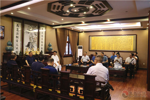 湖南省民宗委副主任刘鸿伏视察邵阳玉清宫-道音文化