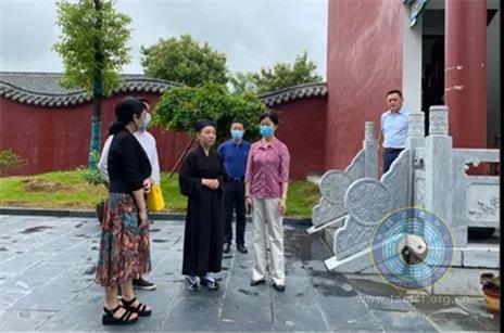 湖北省委统战部调研组一行到仙桃永兴观调研-道音文化