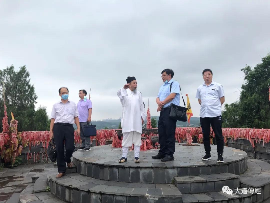 湖北省民宗委民族二处处长到武汉大道观调研-道音文化