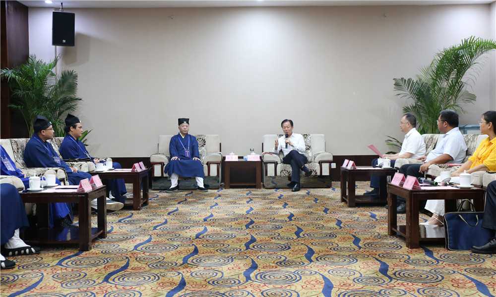 广西区委统战部部长徐绍川会见广西道教协会新一届领导班子