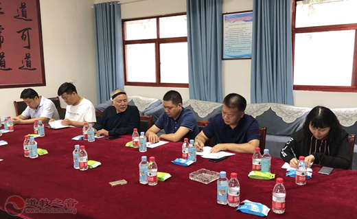 郑州市道教协会调研慰问辖区内道教场所-道音文化