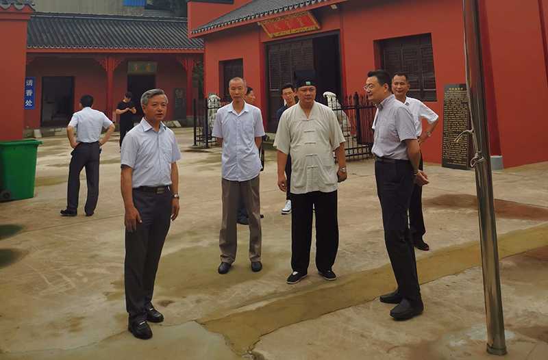 江苏省民宗委督查常州武进道教场所安全专项整治工作