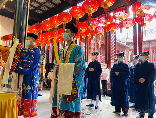 上海道教界庄严举行纪念中国人民抗日战争胜利75周年和平祈祷法会
