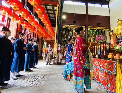 上海道教界庄严举行纪念中国人民抗日战争胜利75周年和平祈祷法会
