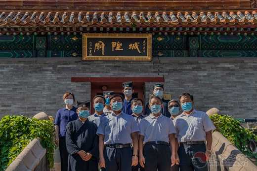 北京市委统战部副部长、市民族宗教委主任钟百利带队到昌平区城隍庙检查疫情防控及场所管理工作