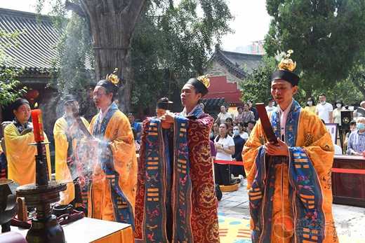 泰山道教纪念抗战胜利75周年和平祈祷法会在泰山灵应宫举行-道音文化