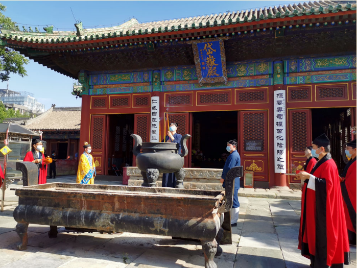北京市道教界举行和平祈祷活动纪念抗战胜利75周年