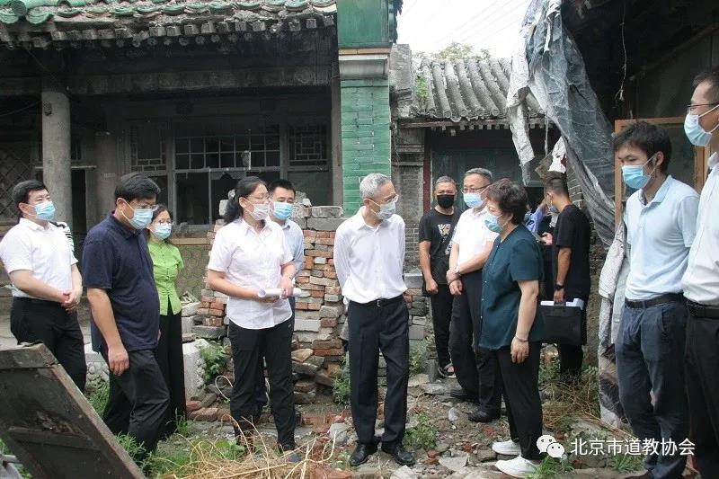北京市副市长杨斌到立马关帝庙调研-道音文化