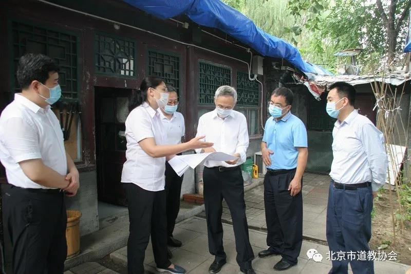 北京市副市长杨斌到立马关帝庙调研-道音文化