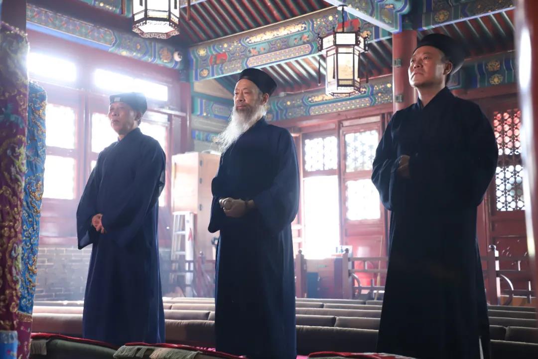 纪念中国人民抗日战争暨世界反法西斯战争胜利75周年和平祈祷法会在北京白云观老律堂举行
