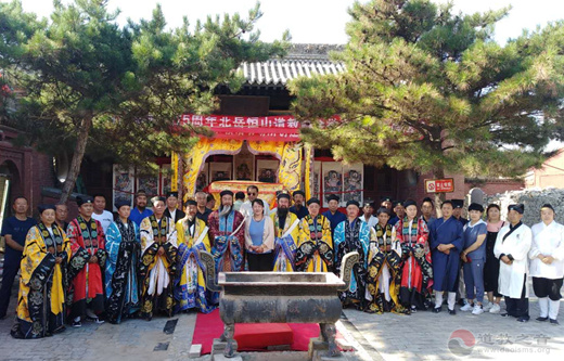 山西省北岳恒山道教界举办纪念抗战胜利75周年祈祷法会-道音文化