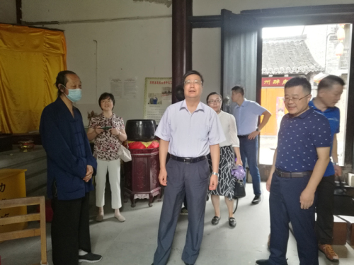 江苏省民宗委二级巡视员张全录检查宗教活动场所安全生产专项整治工作-道音文化