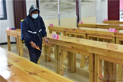 武当山道教学院认真组织做好2020年本科招生入学考试疫情防控工作