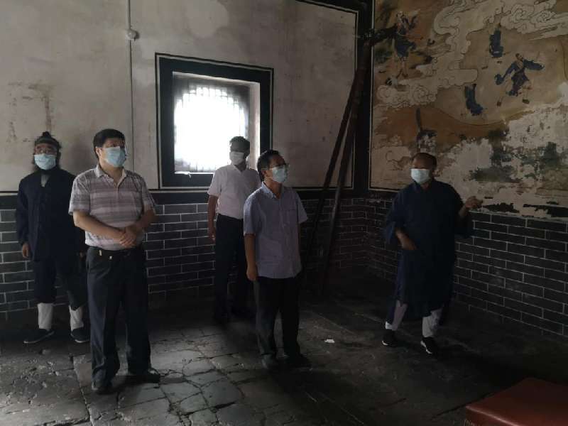 湖北省民宗委副主任朱思林调研指导武当山道协常态化疫情防控和安全工作-道音文化