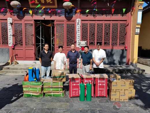 南京市民宗局、南京市道协一行走访慰问基层宫观