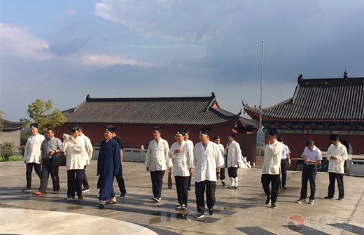 上海市浦东新区道协一行到南京方山洞玄观参访交流-道音文化