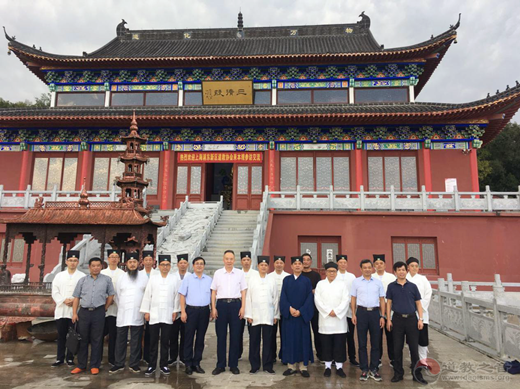 上海市浦东新区道协一行到南京方山洞玄观参访交流-道音文化