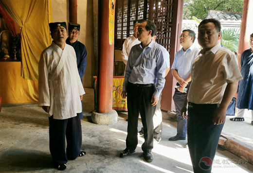 安徽省政协领导莅临涂山禹王宫调研推进宗教中国化工作情况-道音文化