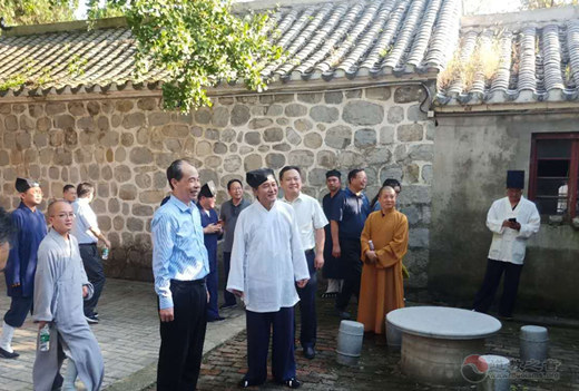 安徽省政协领导莅临涂山禹王宫调研推进宗教中国化工作情况-道音文化