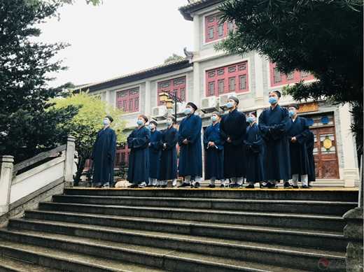 广州道教纯阳观举行升国旗仪式庆祝新中国成立71周年-道音文化