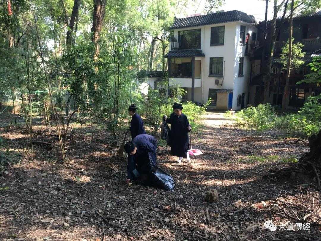 武汉大道观开展“热爱东湖 保护东湖”清除景区白色垃圾活动-道音文化