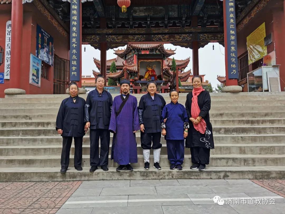 济南市道教协会到钢城区道教场所检查督导消防安全疫情防控常态化工作
