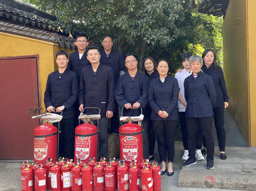 苏州城隍庙举行消防演练活动