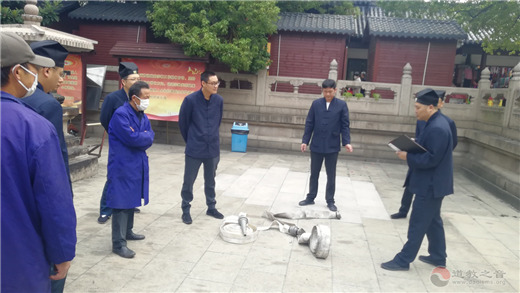 苏州玄妙观举行消防技能达标检验