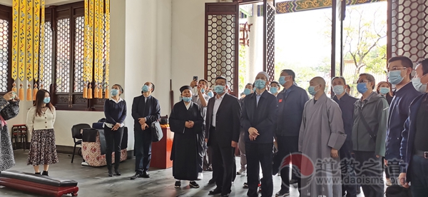 全国政协民宗委调研组一行赴南岳大庙、南岳坤道学院考察-道音文化