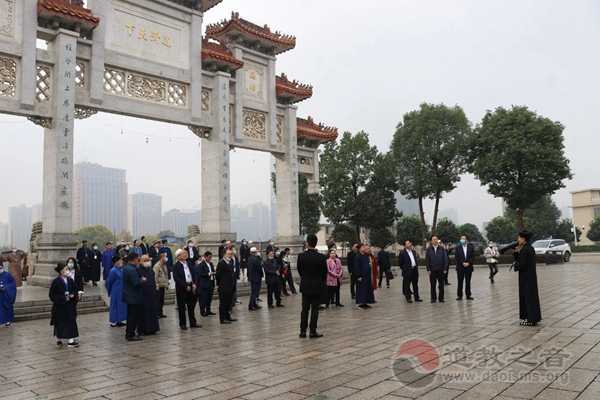 湖南省宗教界人士2020年集中谈话总结会全体代表考察邵阳玉清宫-道音文化