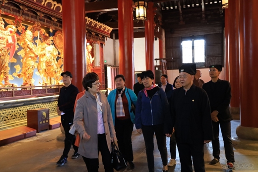 广州市越秀区政协副主席吴茂珠一行到玄妙观考察-道音文化