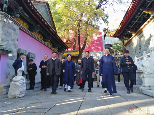 银川市委统战工作培训班到云南省道协学习观摩