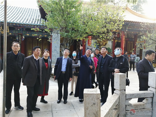 银川市委统战工作培训班到云南省道协学习观摩