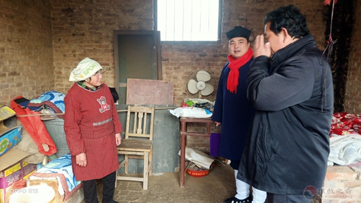 山东莘县道教协会赴河店镇开展冬季送温暖扶贫慰问活动