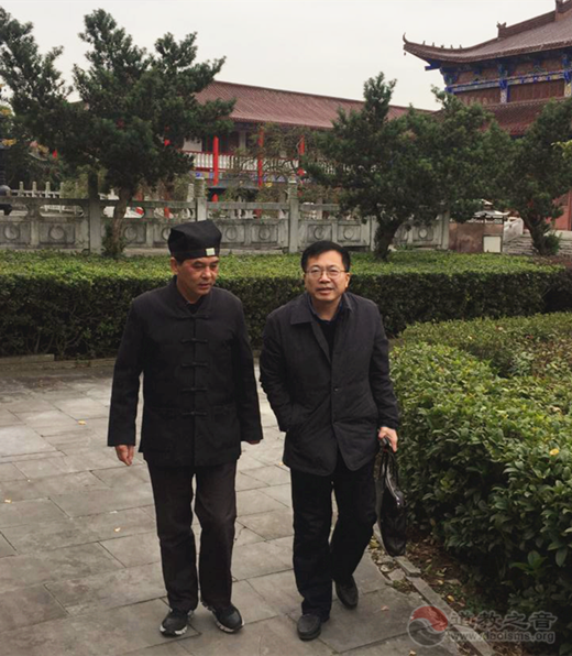 江苏省镇江市高新区管委会副主任刘晓虎走访润州道院