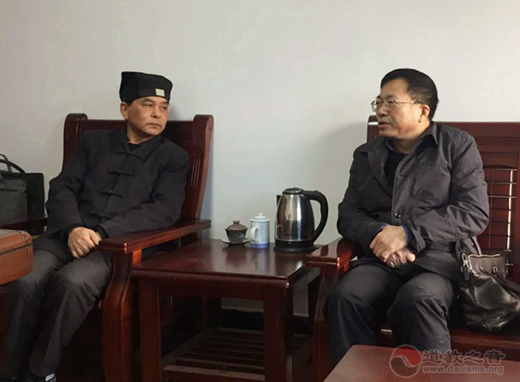 江苏省镇江市高新区管委会副主任刘晓虎走访润州道院