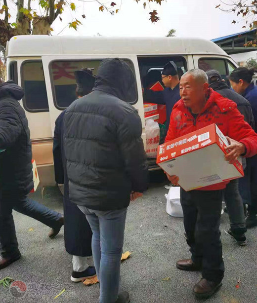 安徽省阜阳市颍泉区迎祥观开展冬季敬老活动-道音文化