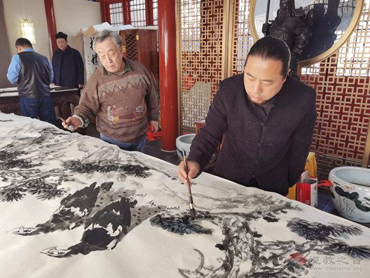 北京市西城区道教协会举办书画笔会活动