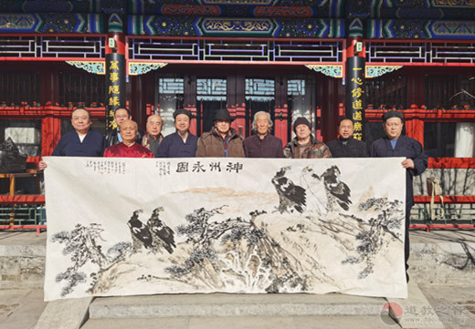 北京市西城区道教协会举办书画笔会活动