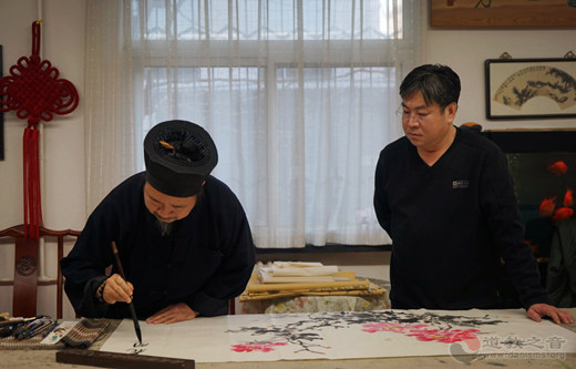 丹青熠熠墨韵长 书画笔会迎新春