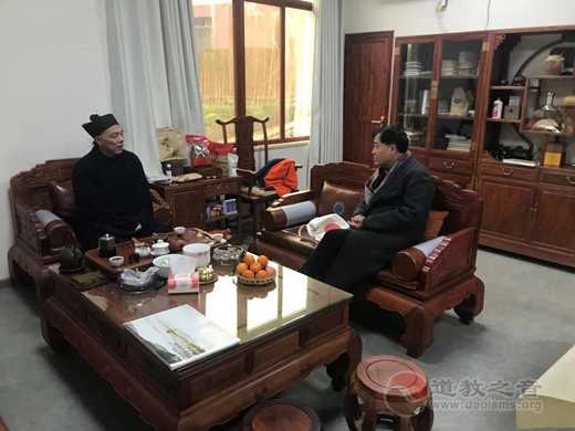 著名道教学者李大华教授到普宁市道教协会进行田野调查-道音文化