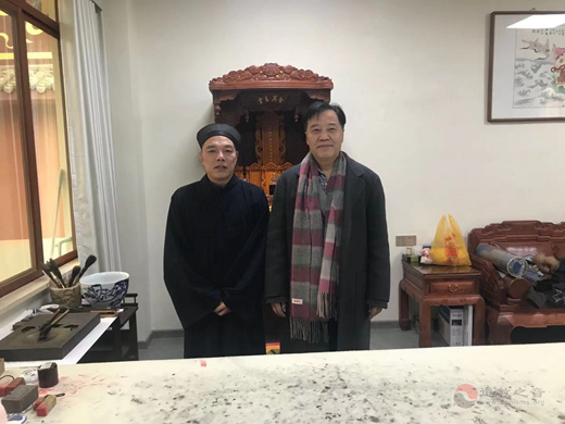 著名道教学者李大华教授到普宁市道教协会进行田野调查-道音文化