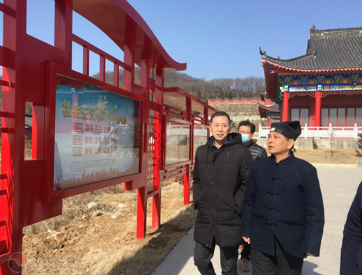 南京市民宗局一级调研员金宗泽一行到市道协检查安全工作