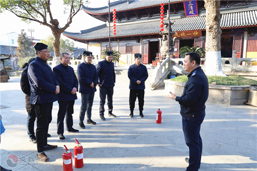 苏州玄妙观学习十九届五中全会等会议精神学习暨开展消防安全培训演练活动