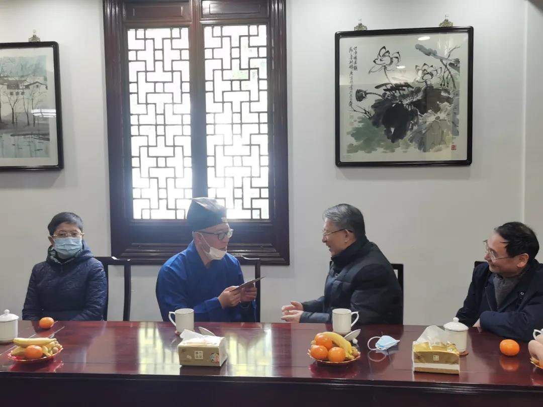 上海市人大常委会副主任沙海林赴上海白云观走访慰问-道音文化